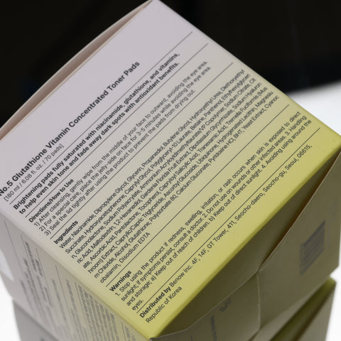 Numbuzin No.5 Vitamin-Niacinamide Concentrated Pad 180ml (70 pads)