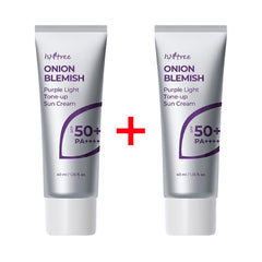 ISNTREE ONION BLEMISH Purple Light Tone-up Sun Cream 40ml x 2ea (SPF50+ PA++++)