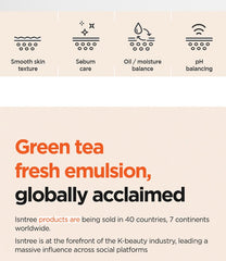 Isntree Green Tea Fresh Emulsion 120ml