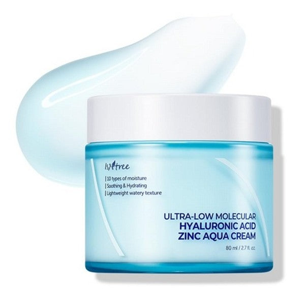 Isntree Ultra-Low Molecular Hyaluronic Acid Zinc Aqua Cream 80ml