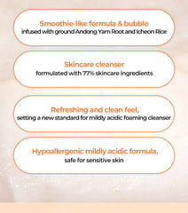 Isntree Yam Root pH-Balancing Cleanser 120ml