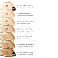 JAVIN DE SEOUL Wink Foundation Pact 15g + Refill 15g (SPF50+ PA+++) 7 Shades2