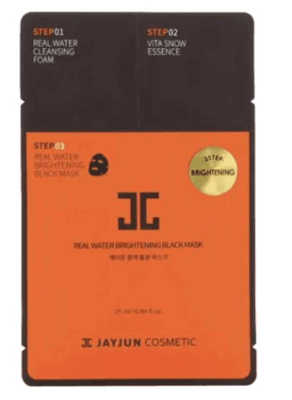 JAYJUN Real Water Brightening Black Mask 1Pack(10pcs)