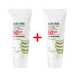 KWAILNARA Aloe Vera Moisture Aqua Soothing Sun Essence 50g x 2ea (SPF50+ PA++++)