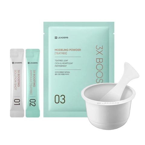 LEADERS 3X Boosting Modeling Mask Teatree 3-Step