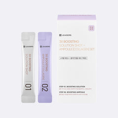 LEADERS 3X Boosting Solution Shot(2ml*7ea) + Ampoule Collagen(2ml*7ea) Set