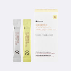 LEADERS 3X Boosting Solution Shot(2ml*7ea) + Vitamin Ampoule(2ml*7ea) Set