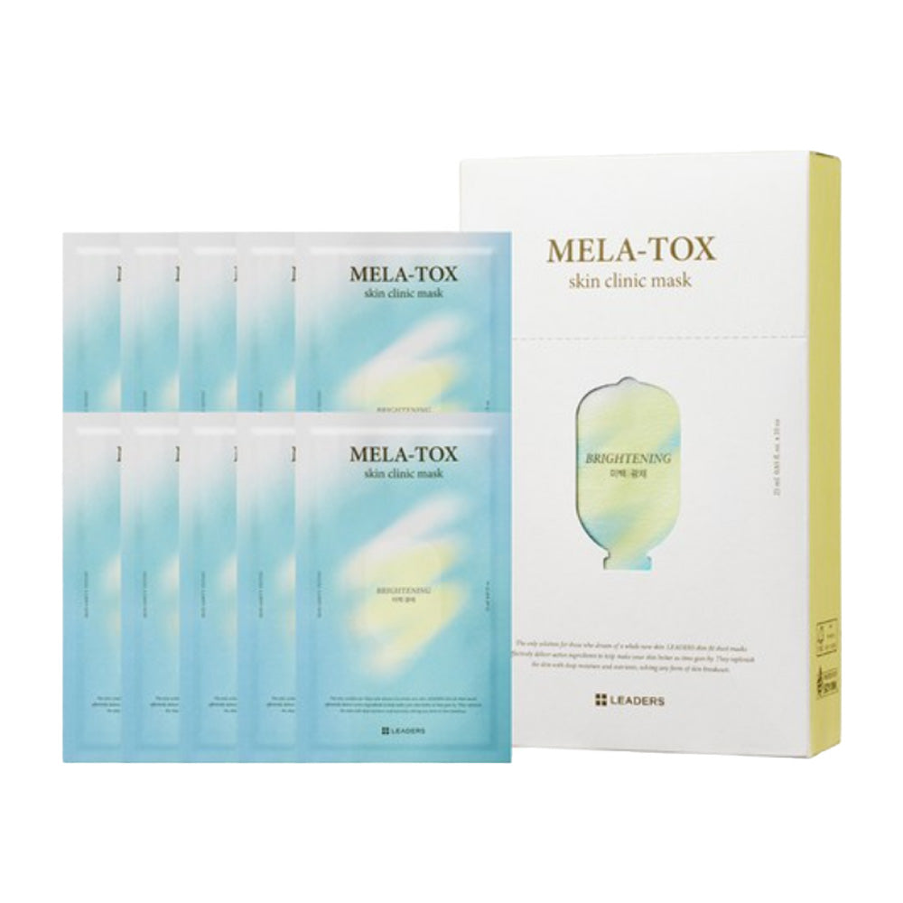 LEADERS Mela Tox Skin Clinic Mask 25ml x 10pcs