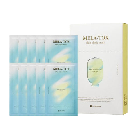 LEADERS Mela Tox Skin Clinic Mask 25ml x 10pcs