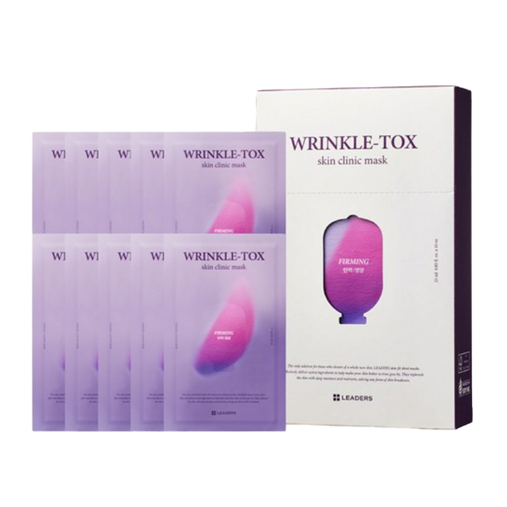 LEADERS Wrinkle Tox Skin Clinic Mask 25ml x 10pcs