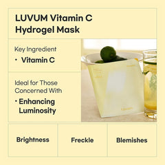 Luvum Afterglow Yuja Gel Mask (5 sheets)