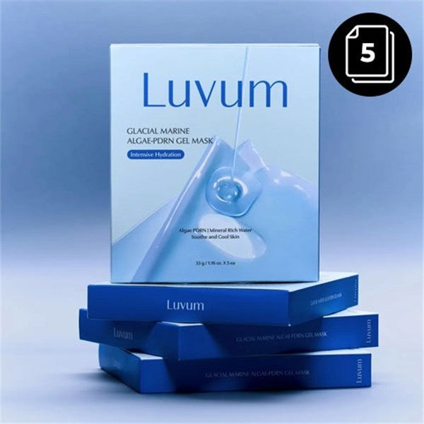 Luvum Glacial Marine Algae-PDRN Gel Mask (5 Sheets)