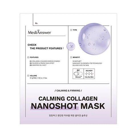 MEDIANSWER Calming Collagen Nanoshot Mask 37g x 5ea