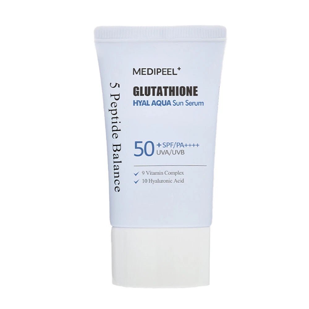 MEDIPEEL Glutathione Hyal Aqua Sun Serum - 50ml (SPF50+ PA++++) 