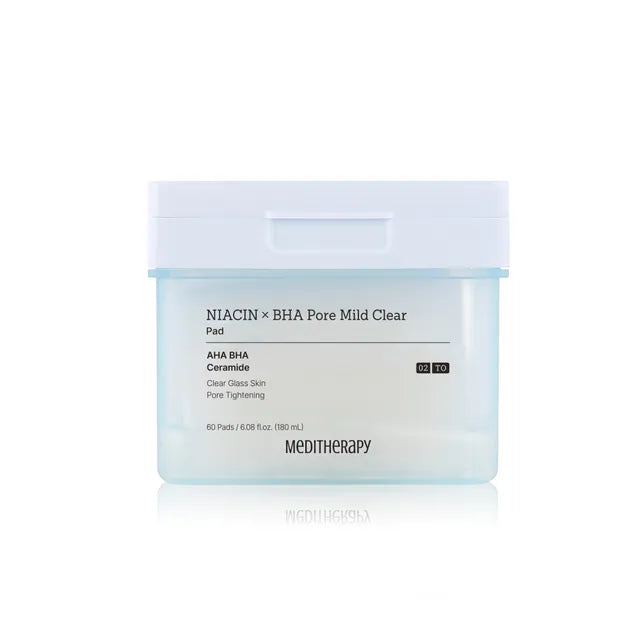 MEDITHERAPY NIACIN x BHA Pore Mild Clear Pad 180ml (60 pads)