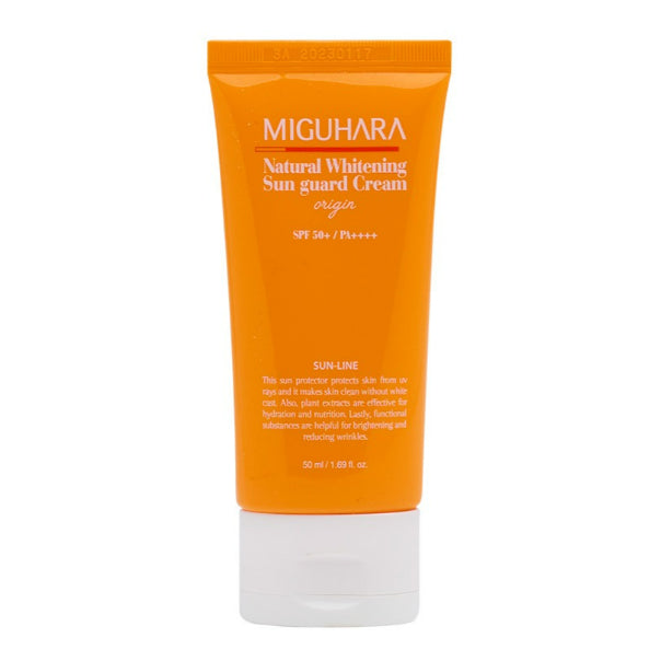 MIGUHARA Natural Whitening Sun Guard Cream Origin SPF50+ PA++++ 50ml