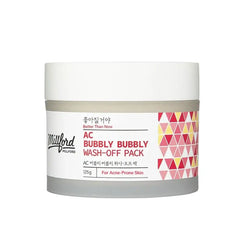 MILLFORD AC Bubbly Bubbly Wash-Off Pack 125g for acne-prone skin, effectively removes impurities and soothes skin.