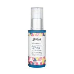 MILLFORD Vita-A & Collagen Rich Serum 30ml for moisturizing, anti-aging, and wrinkle improvement for all skin types.
