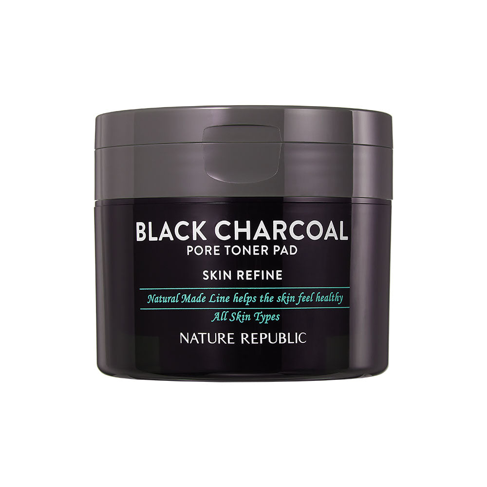 NATURE REPUBLIC Black Charcoal Pore Toner Pad 100g (50 pads)