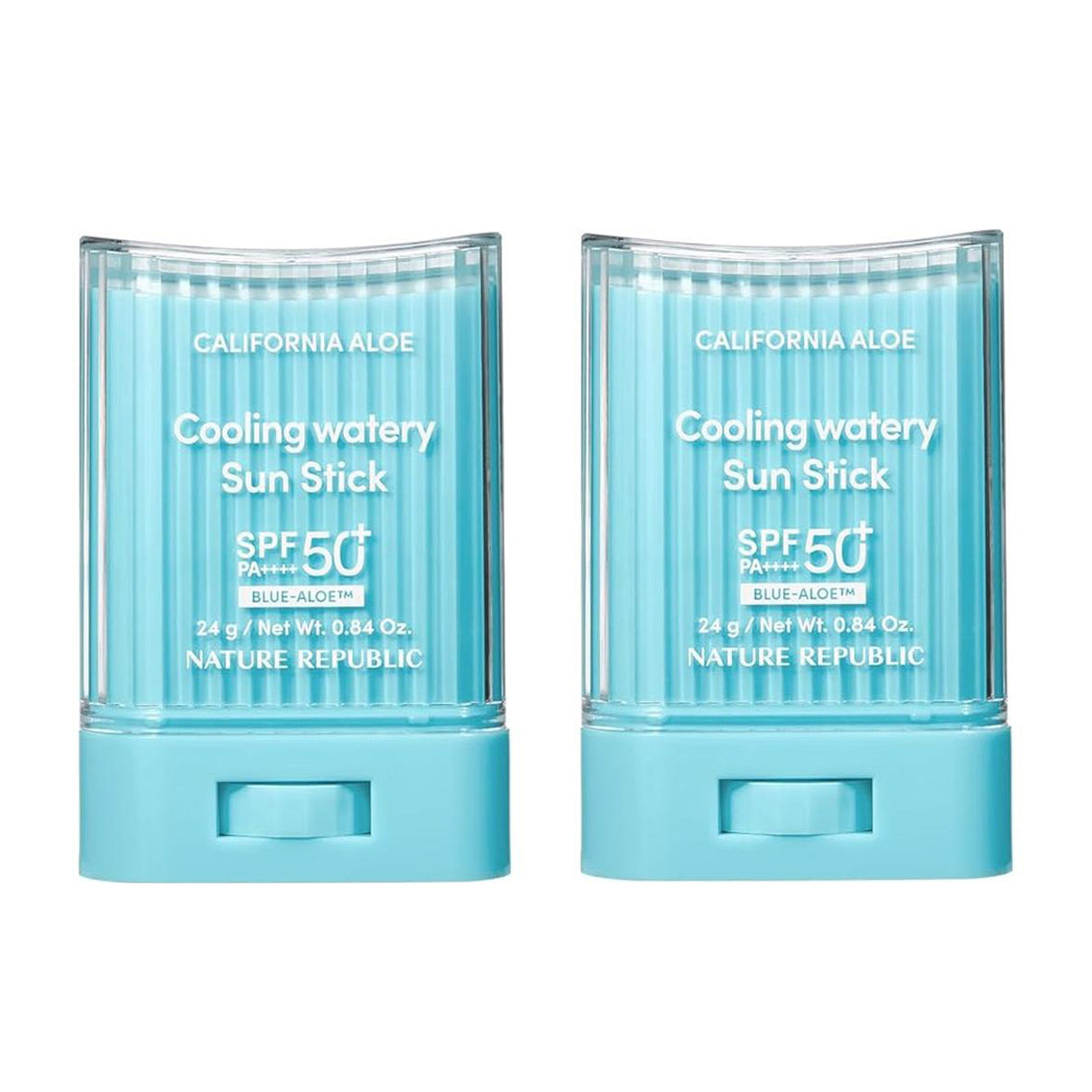 NATURE REPUBLIC California Aloe Cooling Watery Sun Stick SPF50+ PA++++ 24g*2EA