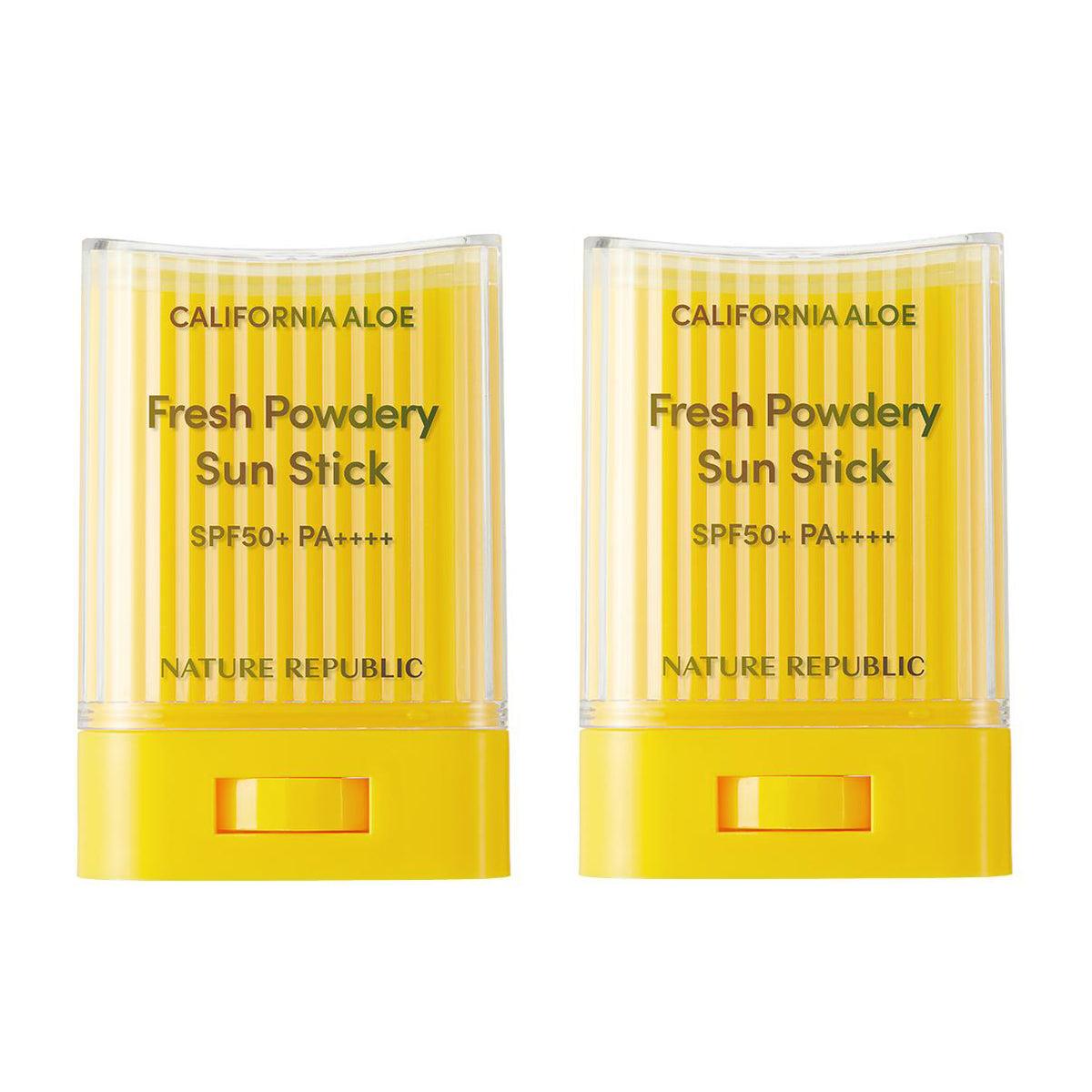 NATURE REPUBLIC California Aloe Fresh Powdery Sun Stick SPF50+ PA++++ 24g*2EA