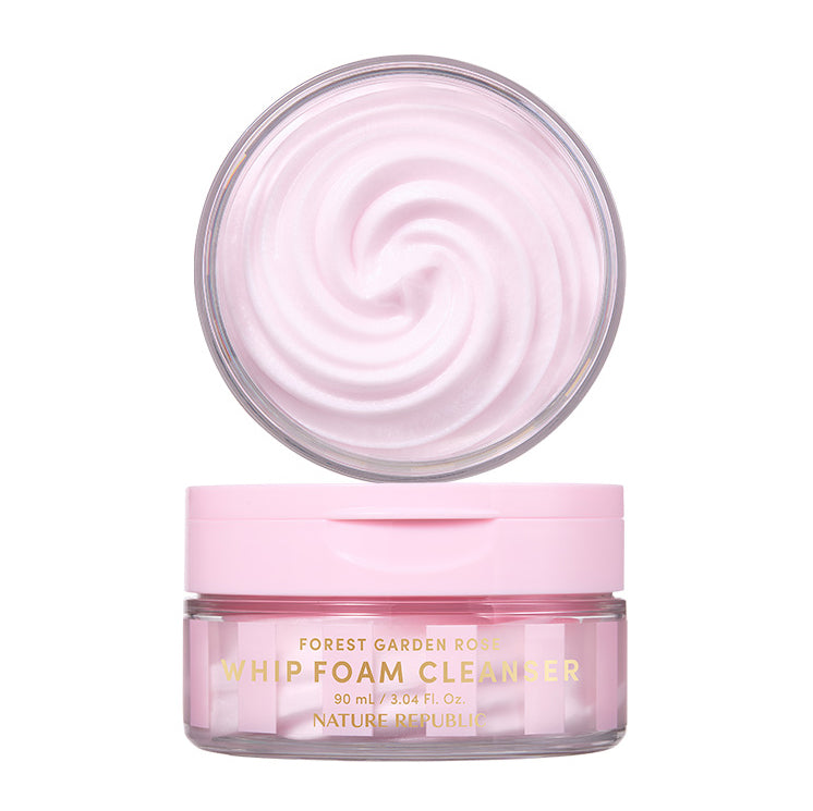 NATURE REPUBLIC Forest Garden Rose Whip Foam Cleanser 90ml
