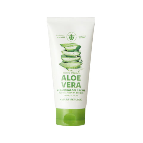 NATURE REPUBLIC Soothing & Moisture Aloe Vera Cleansing Gel Cream 150ml