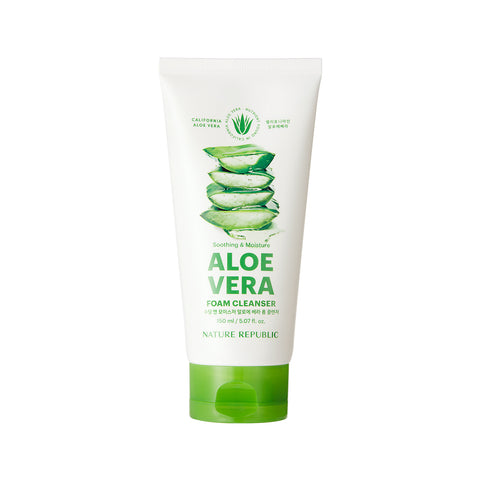 NATURE REPUBLIC Soothing & Moisture Aloe Vera Foam Cleanser 150ml