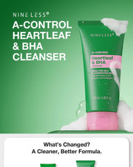 NINELESS A-Control Heartleaf & BHA Cleanser 120ml
