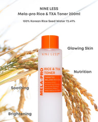NINELESS MELA-PRO Rice & TXA Toner 200ml