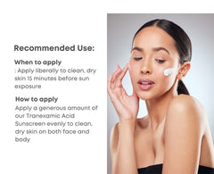 NINELESS MELA-PRO Tranexamic Acid Sunscreen 100ml