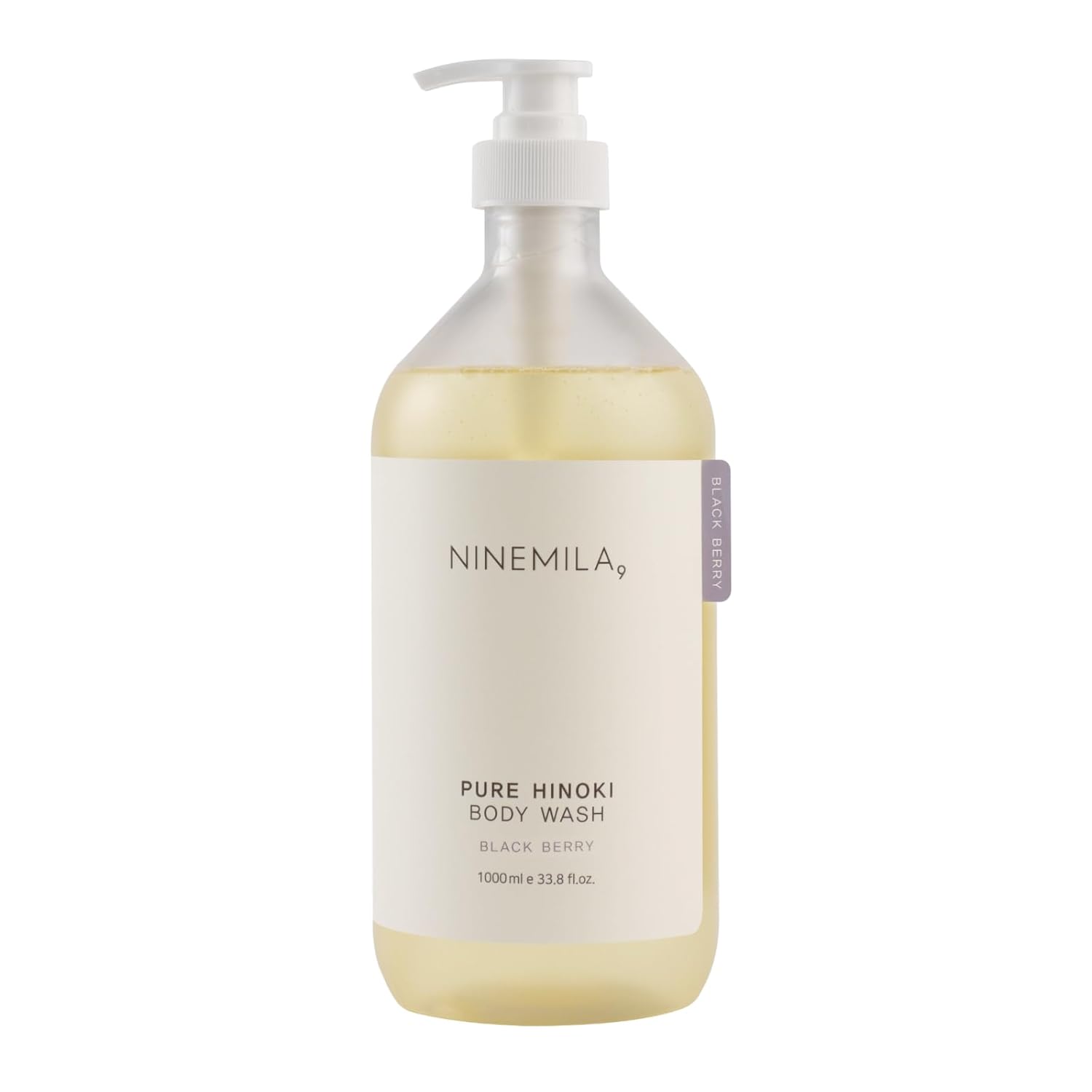 NINEMILA Pure Hinoki Body Wash (Black Berry) 1000ml