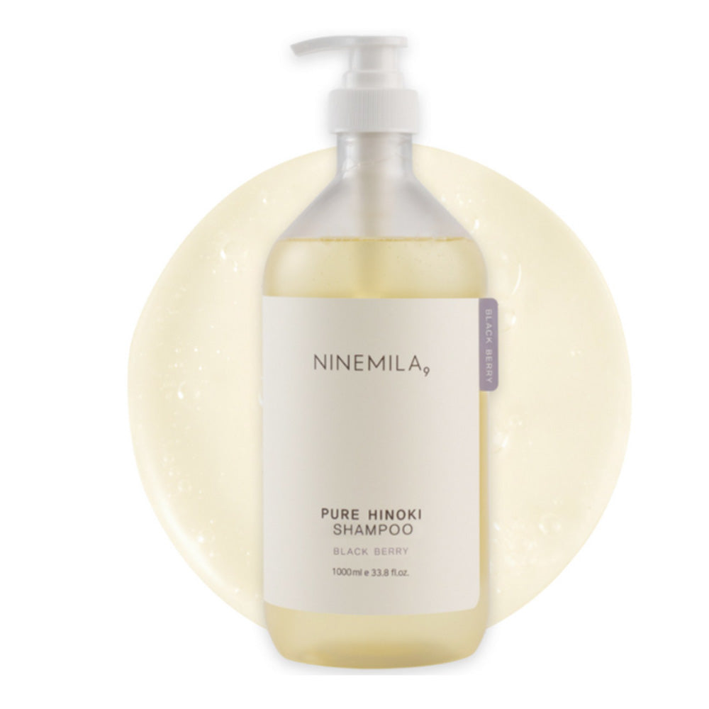 NINEMILA Pure Hinoki Shampoo (Black Berry) 1000ml