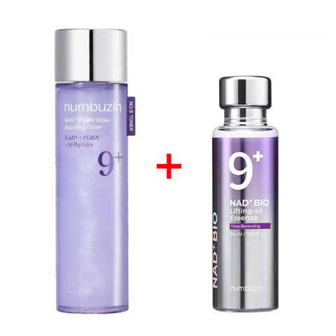 NUMBUZIN No.9 PDRN Glow Boosting Toner + Bio Lifting-sil Essence Set