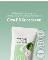 One Thing Cica B5 Sun Cream SPF50+ PA++++ 50ml