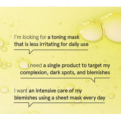 ONE THING Niacinamide Glutathione Mask 115ml (7 Sheets)