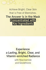 ONE THING Niacinamide Glutathione Mask 115ml (7 Sheets)