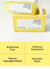 ONE THING Niacinamide Glutathione Mask 115ml (7 Sheets)