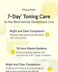 ONE THING Niacinamide Glutathione Mask 115ml (7 Sheets)