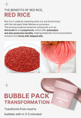 P.CALM Red Rice Bubble Deep Mask 90g
