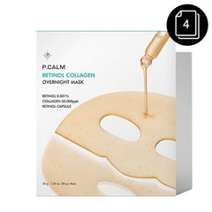 P.CALM Retinol Collagen Overnight Mask 36g × 4ea