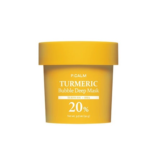 P.CALM Turmeric Bubble Deep Mask 90g