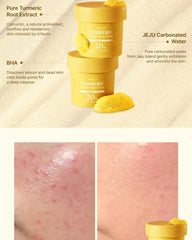 P.CALM Turmeric Bubble Deep Mask 90g