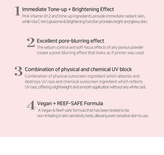 PESTLO Saferecipe Niamin C Tone-Up Sun SPF50+ PA++++ 50ml