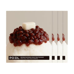 PO:DL Red Bean Panthenol Coolfit Gelfting Mask 33g x 4pcs