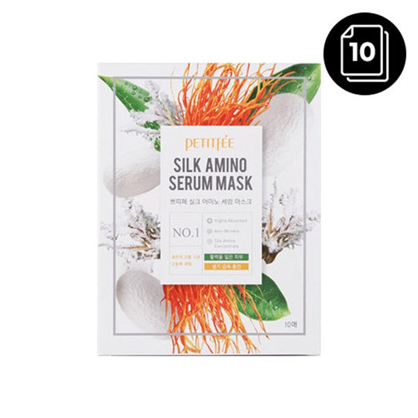 Petitfee Silk Amino Serum Mask 10 sheets