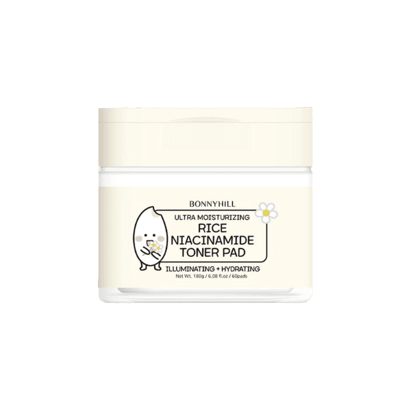 Bonnyhill Rice Niacinamide Toner 60pads 180g