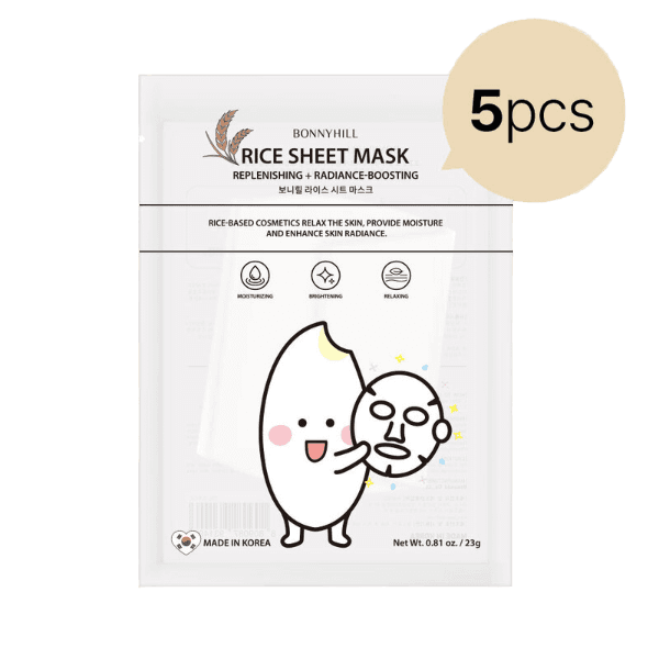 Bonnyhill Rice Sheet Mask 5PCS