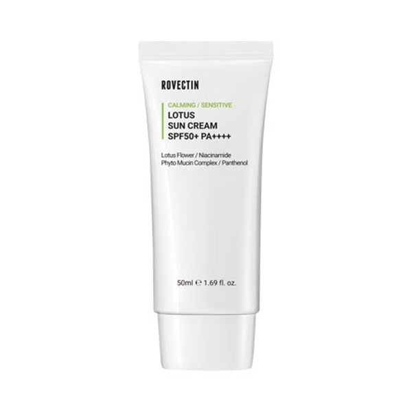 ROVECTIN Calming Lotus Sun Cream SPF50+ PA++++ 50ml