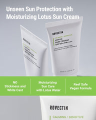 ROVECTIN Calming Lotus Sun Cream SPF50+ PA++++ 50ml